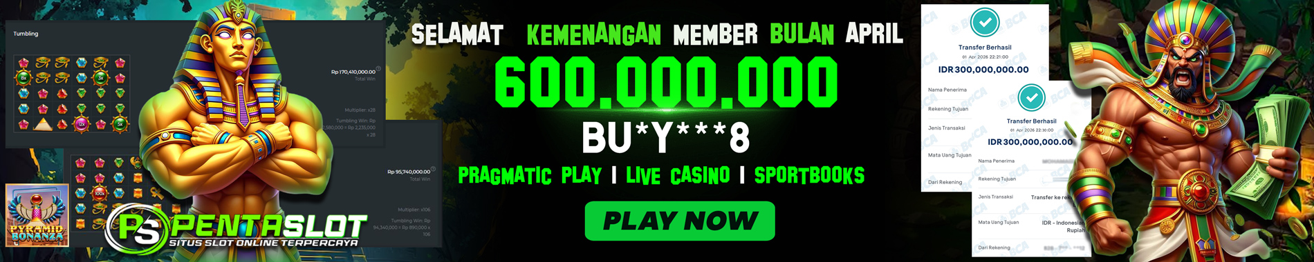 JACKPOT MEMBER PENTASLOT PRAGMATIC